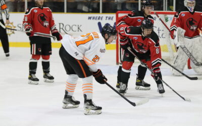 Rhinos triumph over IceRays 5-4 in OT