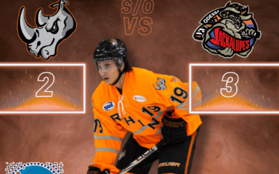 Jackalopes top Rhinos 3-2