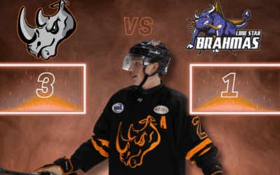 Rhinos & Brahmas split series 3-1 in Game 2